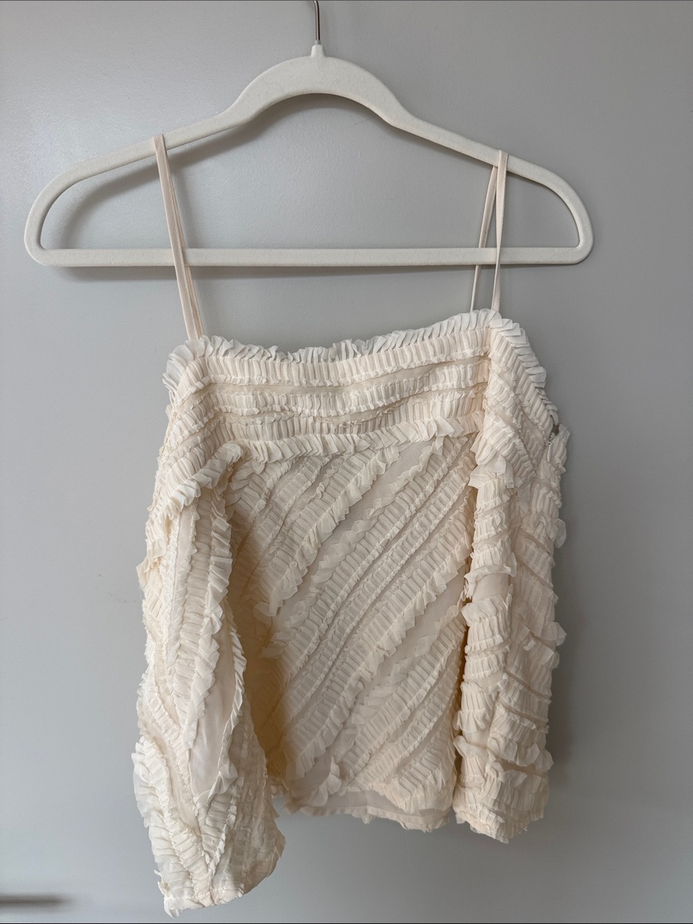 Endless Rose Cream Ruffle Camisole